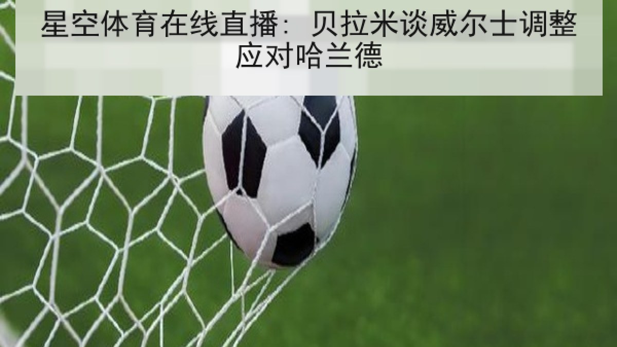 星空体育在线直播: 贝拉米谈威尔士调整应对哈兰德 星空体育在线直播: 贝拉米谈威尔士调整应对哈兰德
